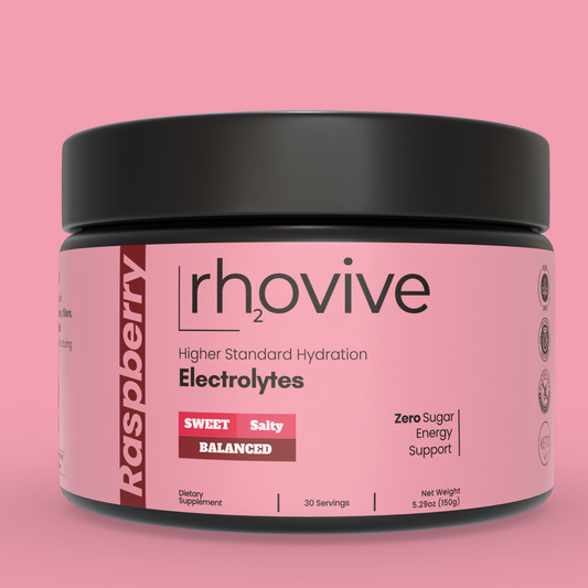 Rhovive Raspberry Electrolyte Powder - 30 Servings